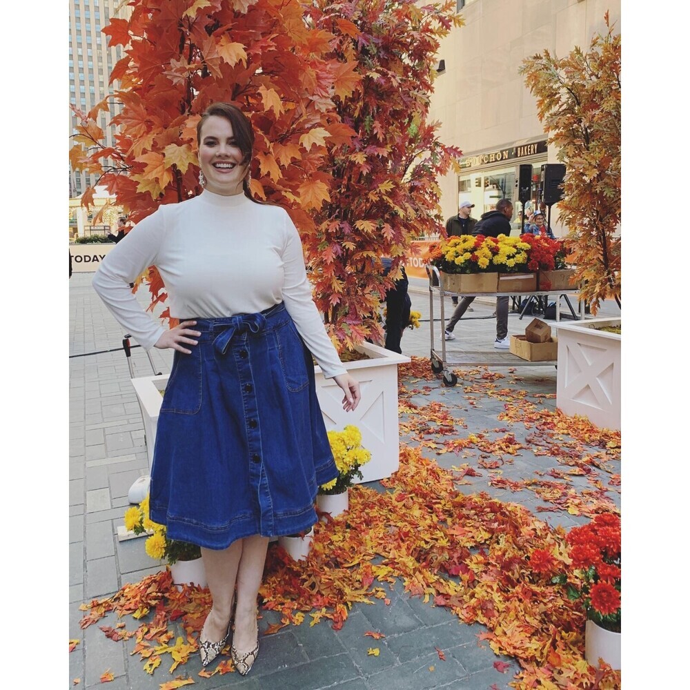 Eloquii Long Sleeve Turtleneck Top In Wine Burgundy Plus Size 26/28 - Picture 4 of 10